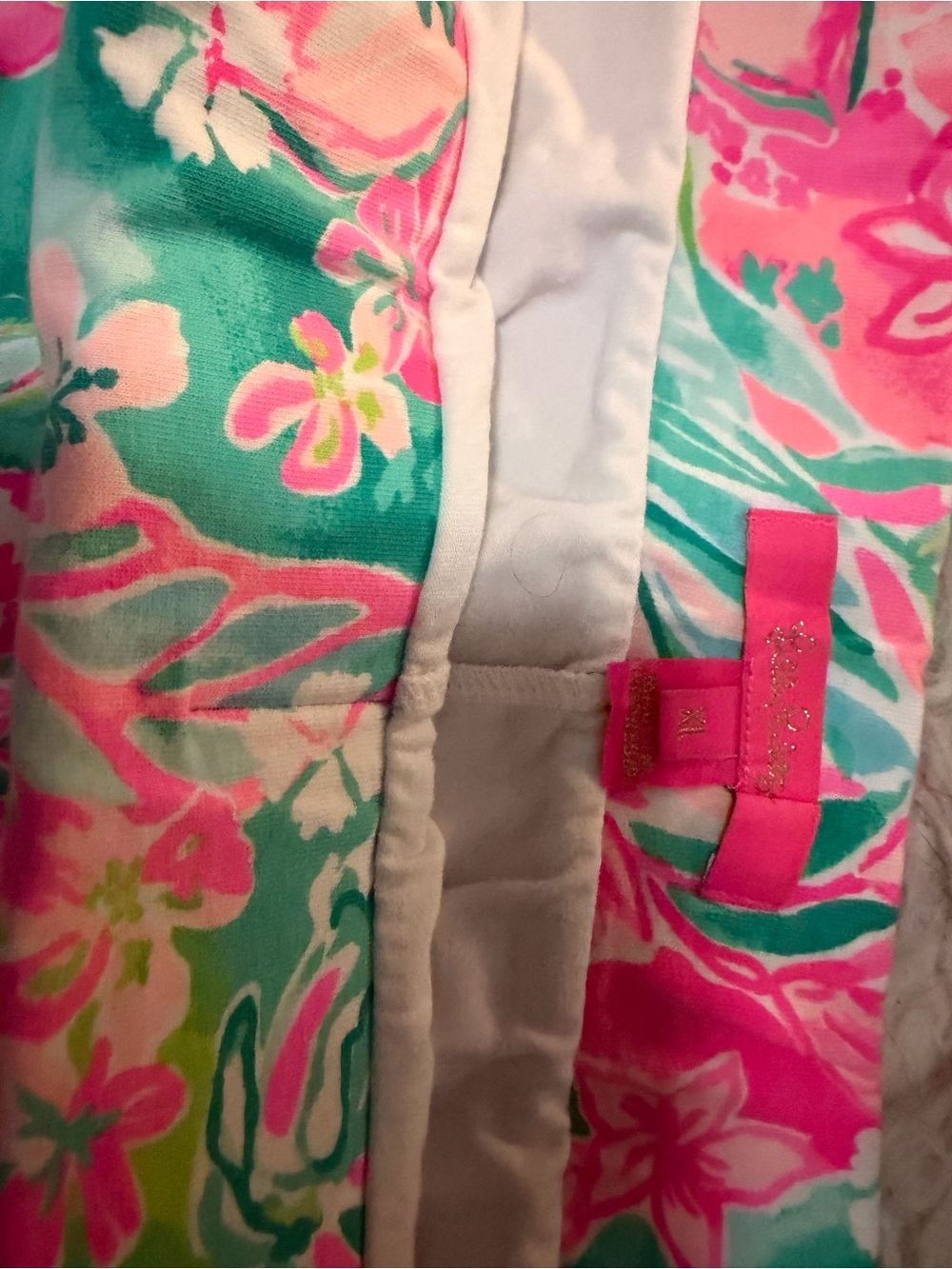 Lilly Pulitzer coral Pink Top with Lily Tropical Floral Skort size XL - Picture 6 of 9